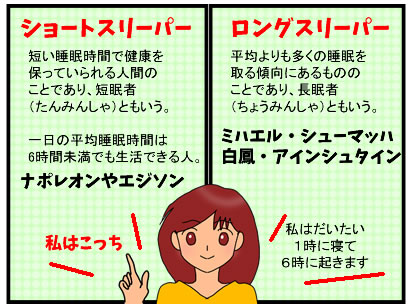 スリーパー ロング ロングスリーパーは天才？うつ病になりやすい？その特徴と向いている職業