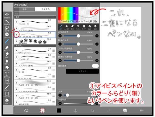 イラストの描き方 簡単に出来るミュシャ風背景の描き方 としごと しごとと